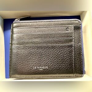 Le Tanneur AUGUSTIN
L-ZIP CARD HOLDER IN Black GRAINED LEATHER